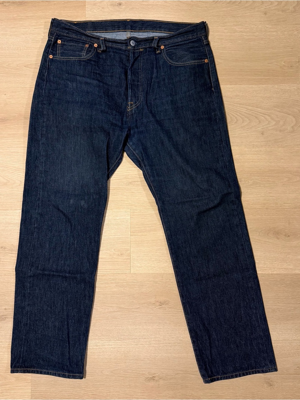 Levi's Men's Straight Dark Blue Jeans